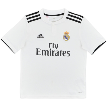 2018-19 Real Madrid Home Shirt - 9/10 - (M.Boys)
