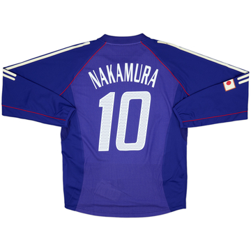 2002-04 Japan Home L/S Shirt Nakamura #10 (M)