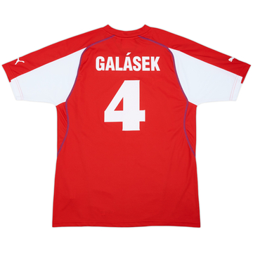 2004-05 Czech Republic Basic Home Shirt Galasek #4 - 9/10 - (XL)