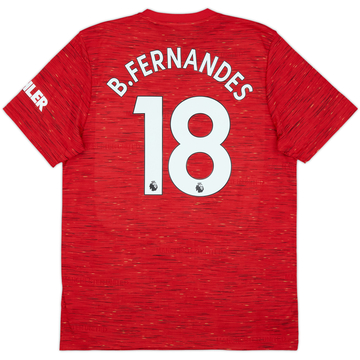 2020-21 Manchester United Home Shirt B.Fernandes #18 (L)