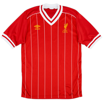 1982-85 Liverpool Home Shirt - 9/10 - (M)