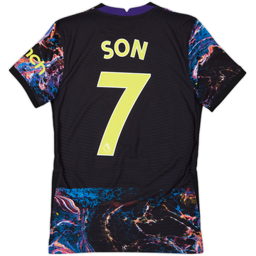 2021-22 Tottenham Authentic Away Shirt Son #7 - 10/10 - (XS)