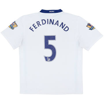 2008-10 Manchester United Away Shirt Ferdinand #5 - 5/10 - (M)