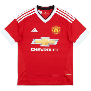 2015-16 Manchester United Home Shirt - 10/10 - (L.Boys)