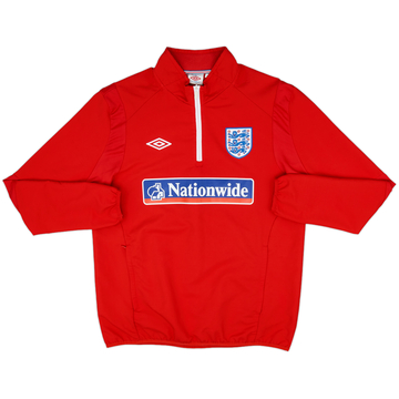 2009-10 England Umbro 1/4 Zip Training Top - 8/10 - (L)