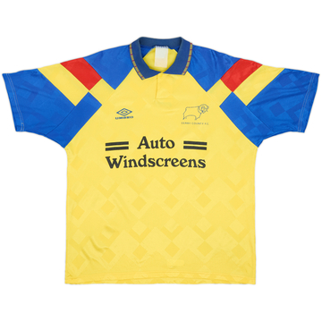 1991-92 Derby County Third Shirt - 8/10 - (L/XL)