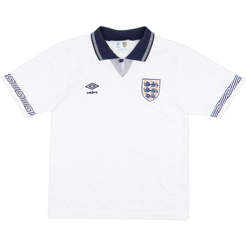 1990-92 England Home Shirt - 7/10 - (M)