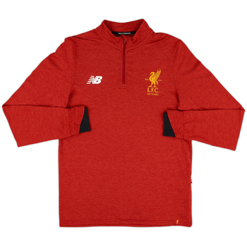 2017-18 Liverpool New Balance 1/4 Zip Training Top - 10/10 - (XL.Boys)