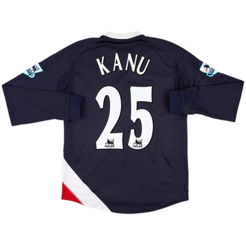 2005-06 West Brom Away L/S Shirt Kanu #25 - 9/10 - (S)