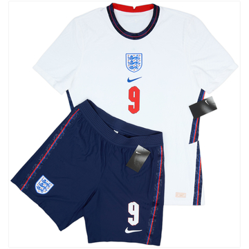 2020-21 England Youth Issue Home Shirt & Shorts #9 (L)