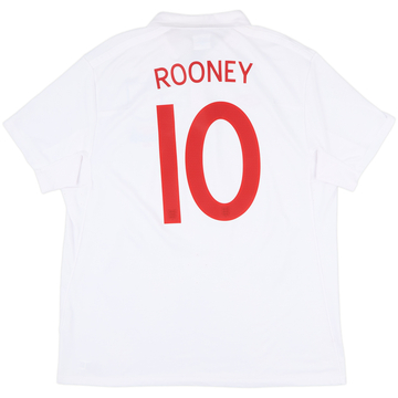 2009-10 England Home Shirt Rooney #10 - 8/10 - (XXL)