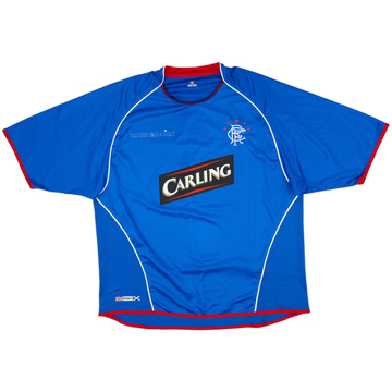 2005-06 Rangers Home Shirt - 4/10 - (XL)