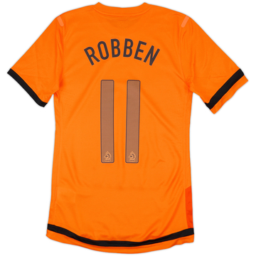 2012-13 Netherlands Player Issue Home Shirt Robben #11 - 8/10 - (S)