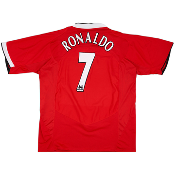 2004-06 Manchester United Home Shirt Ronaldo #7 - 9/10 - (3XL)