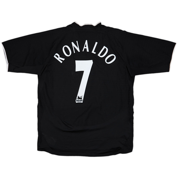 2003-05 Manchester United Away Shirt Ronaldo #7 - 8/10 - (L)