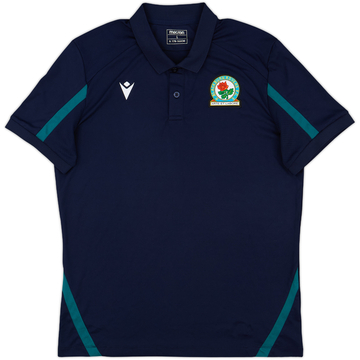 2021-22 Blackburn Rovers Macron Polo Shirt - 9/10 - (L)