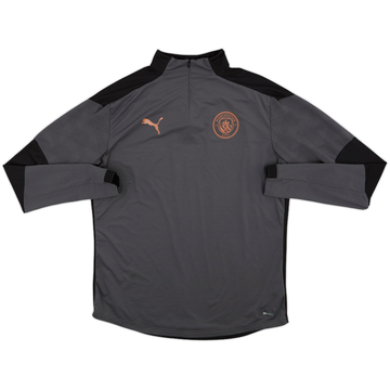 2019-20 Manchester City Puma 1/4 Zip Drill Top - 8/10 - (L)