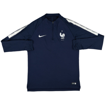 2018-19 France Nike 1/4 Zip Training Top - 7/10 - (M)