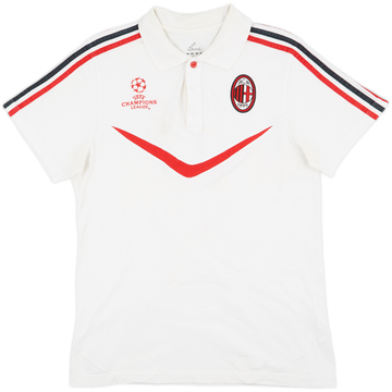 2010-11 AC Milan adidas CL Polo Shirt - 8/10 - (S)