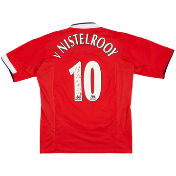 2004-06 Manchester United Home Shirt V.Nistelrooy #10 - 5/10 - (L)