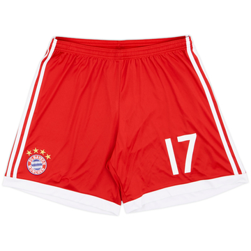 2017-18 Bayern Munich Home Shorts #17 - 9/10 - (XL)