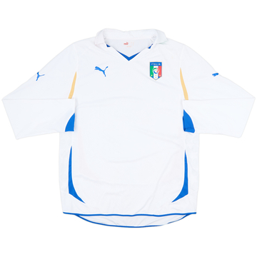 2010-12 Italy Player Issue Away L/S Shirt - 7/10 - (XL)