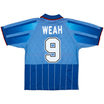 1995-96 AC Milan Fourth Shirt Weah #9 - 7/10 - (L)