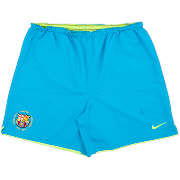2007-08 Barcelona Away Shorts - 6/10 - (XL)