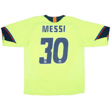 2005-06 Barcelona Away Shirt Messi #30 - 6/10 - (L)