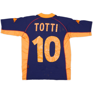2001-02 Roma Third Shirt Totti #10 - 4/10 - (S)