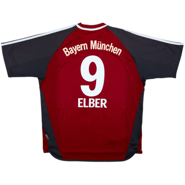 2002-03 Bayern Munich Home Shirt Elber #9 - 6/10 - (L)
