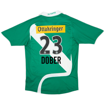 2008-09 Rapid Vienna Signed Home Shirt Dober #23 - 5/10 - (15-16 Years)