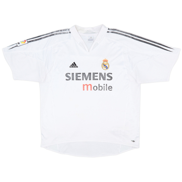 2004-05 Real Madrid Home Shirt - 4/10 - (XL)