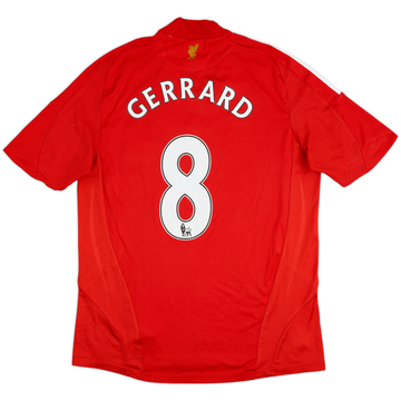 2008-10 Liverpool Home Shirt Gerrard #8 - 6/10 - (M)