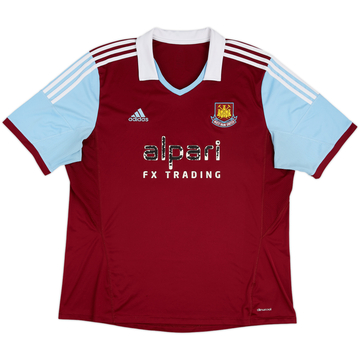 2013-14 West Ham Home Shirt - 4/10 - (XL)