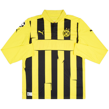 2012-13 Borussia Dortmund European Home L/S Shirt - 4/10 - (XXL)