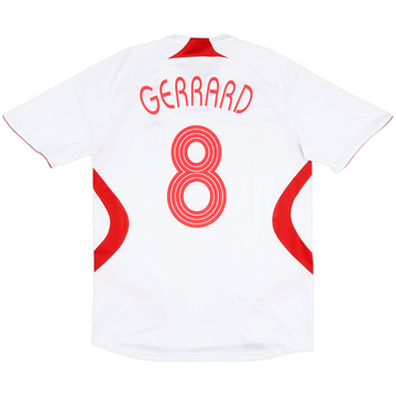 2007-08 Liverpool Away Shirt Gerrard #8 - 5/10 - (L)