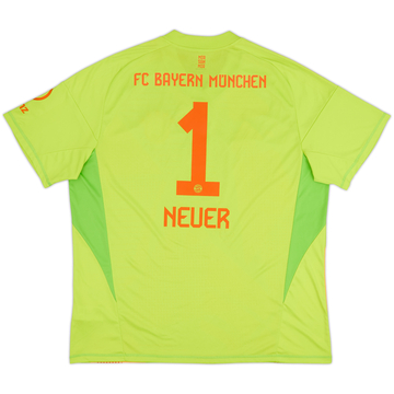2024-25 Bayern Munich GK S/S Shirt Neuer #1 - 7/10 - (XXL)