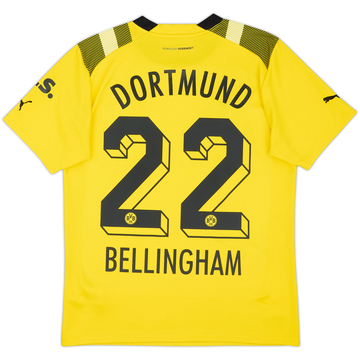 2022-23 Borussia Dortmund Home Shirt Bellingham #22 - 8/10 - (M)
