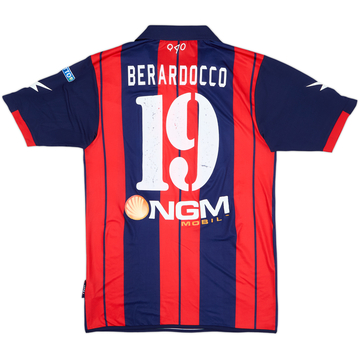 2014-15 Crotone Match Issue Home Shirt Berardocco #19
