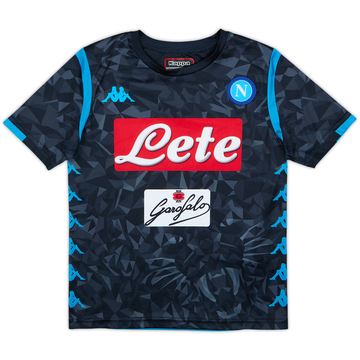 2018-19 Napoli Away Shirt - 8/10 - (7-8 Years)