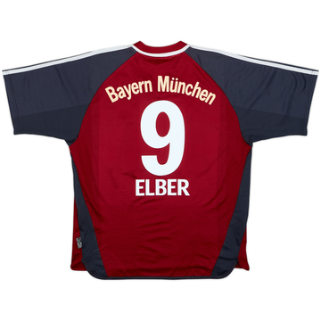2001-02 Bayern Munich Home Shirt Elber #9 - 5/10 - (M)