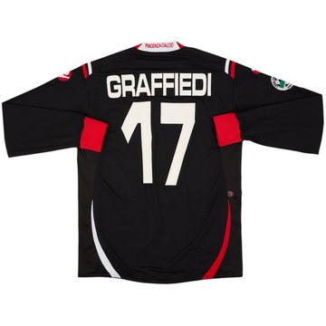 2008-09 Piacenza Match Issue Away L/S Shirt Graffiedi #17