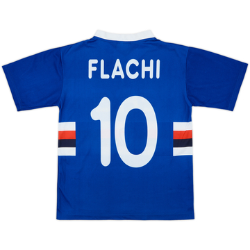 2003-04 Sampdoria Basic Home Shirt Flachi #10 - 8/10 - (S)