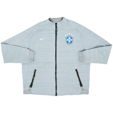 2014-15 Brazil Nike Tech Fleece Jacket - 5/10 - (XL)