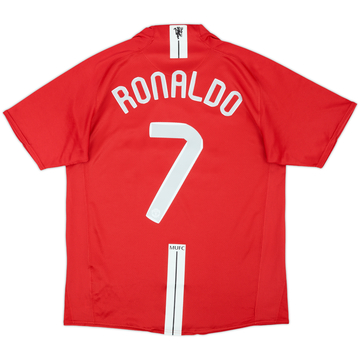 2007-09 Manchester United Home Shirt Ronaldo #7 - 6/10 - (M)