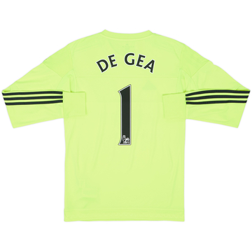 2015-16 Manchester United GK Shirt De Gea #1 - 8/10 - (15-16 Years)