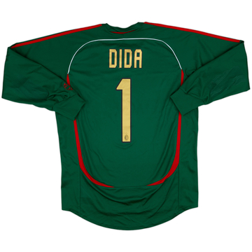 2006-07 AC Milan GK Shirt Dida #1 - 8/10 - (M)