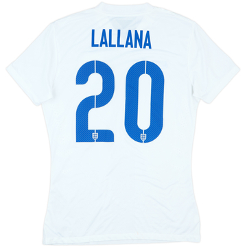 2014 England Match Issue Home Shirt Lallana #20