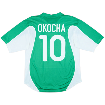 2000-01 Nigeria Home Shirt Okocha #10 - 9/10 - (M)